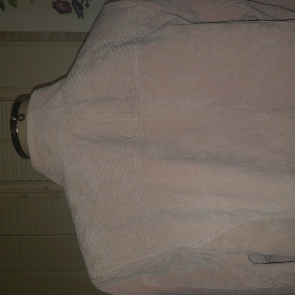 ISAAC MIZRAHI LIVE SUEDE FLIGHT JACKET SIZE 22 IN WOMENS - Picture 9 of 14